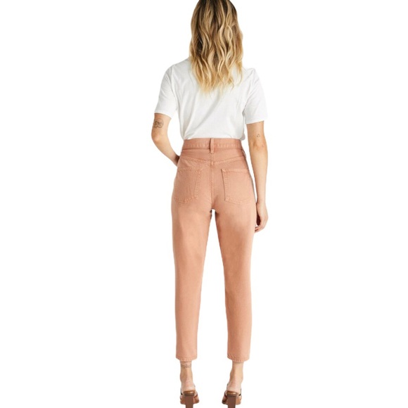 NWT Ètica Alex crop coffee button fly jeans 27 - Picture 1 of 8